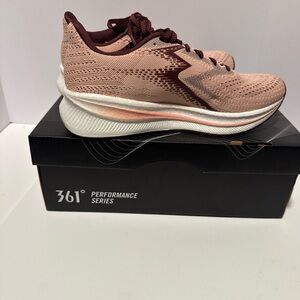 361° Women's Athletic Running Shoes - Pink and Burgundy